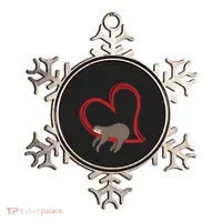 Sloth Heart Ornament thumb 0