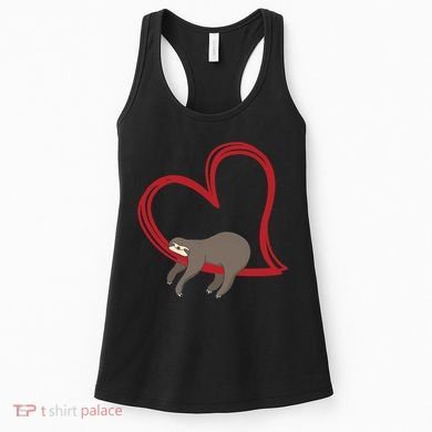 Sloth Heart Women's Tank Top