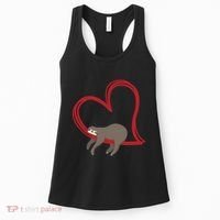 Sloth Heart Women's Tank Top thumb 0