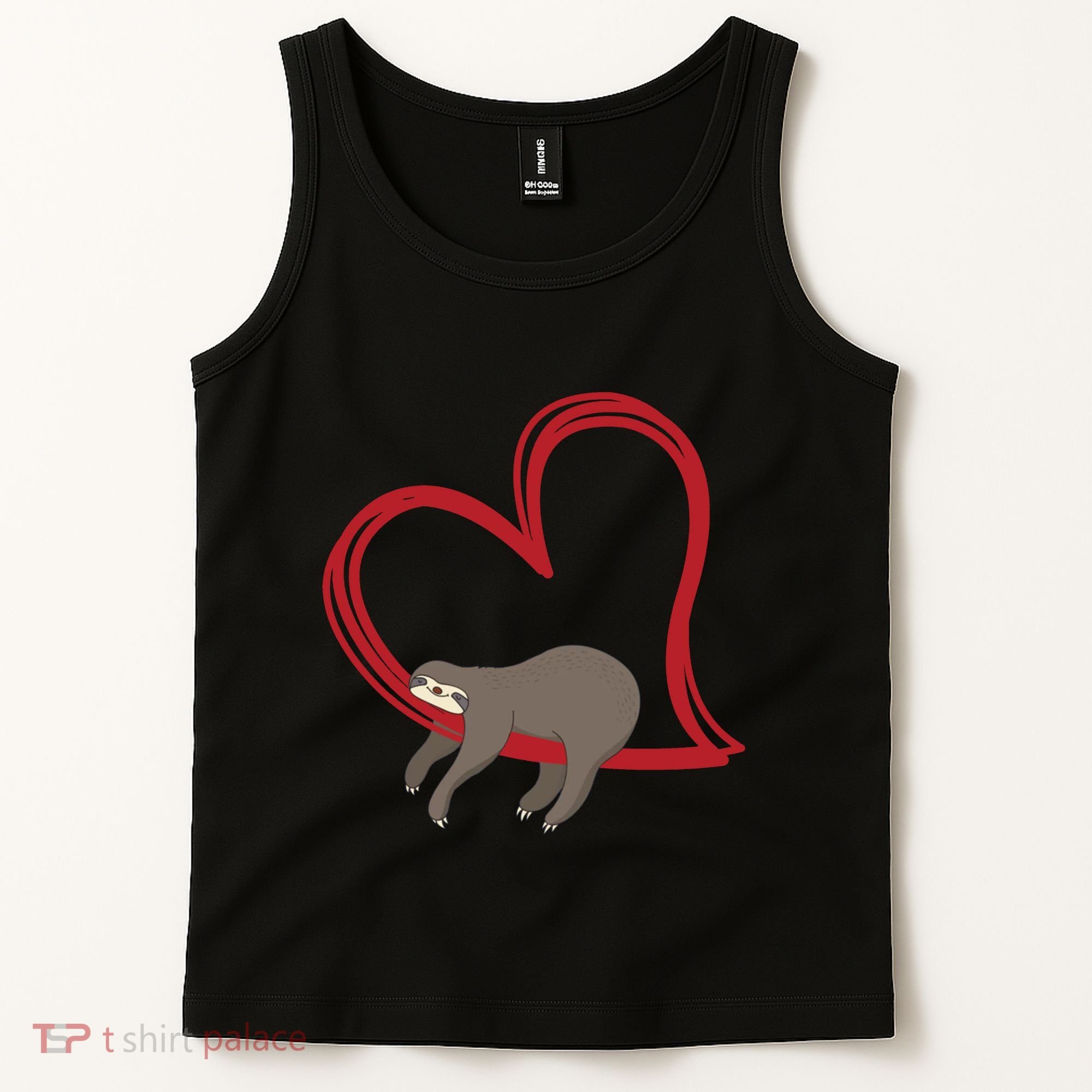 Sloth Heart Tank Top