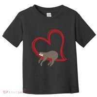 Sloth Heart Toddler T-Shirt thumb 0