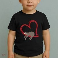 Sloth Heart Toddler T-Shirt thumb 2