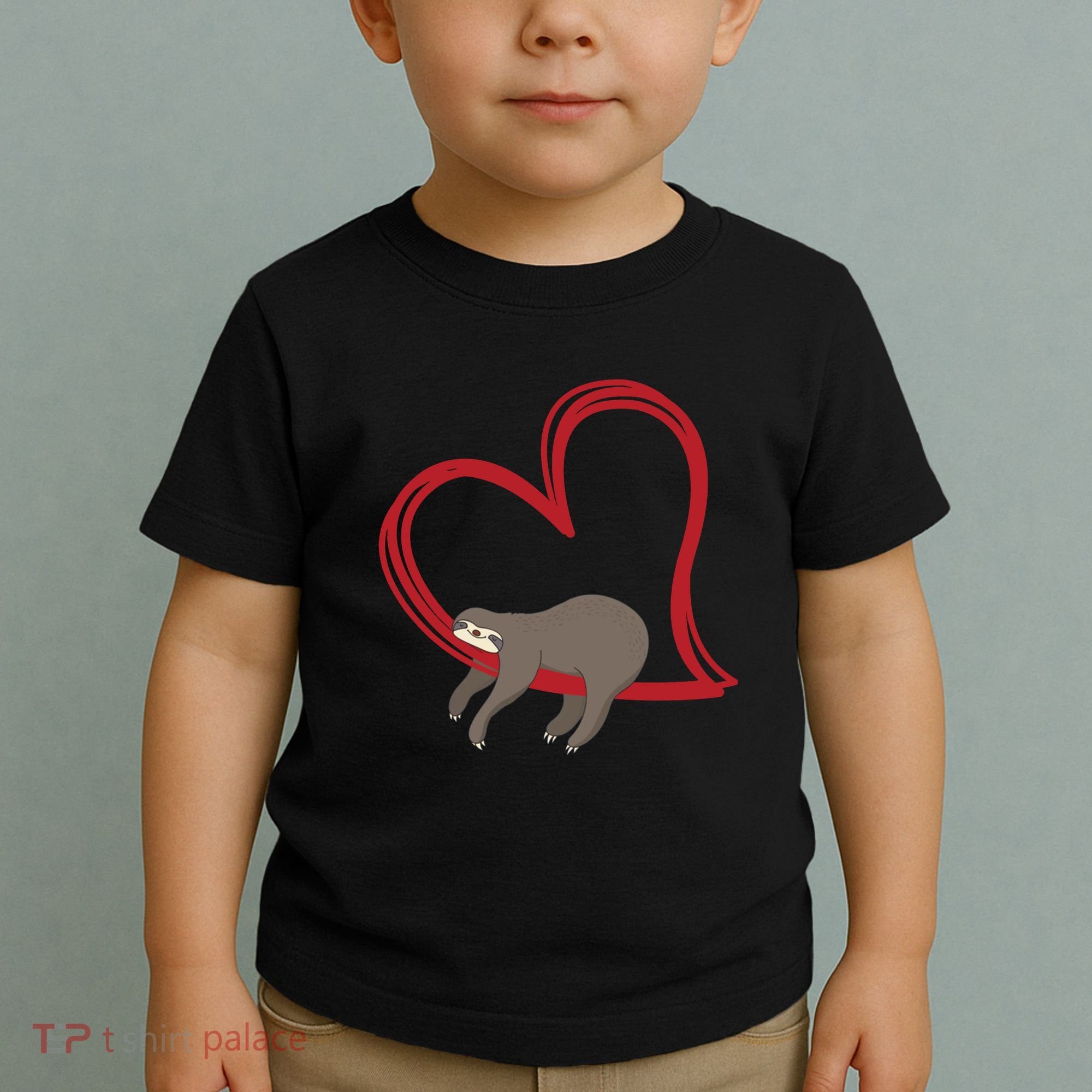 Sloth Heart Toddler T-Shirt