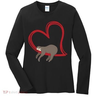Sloth Heart Women's Long Sleeve Shirt