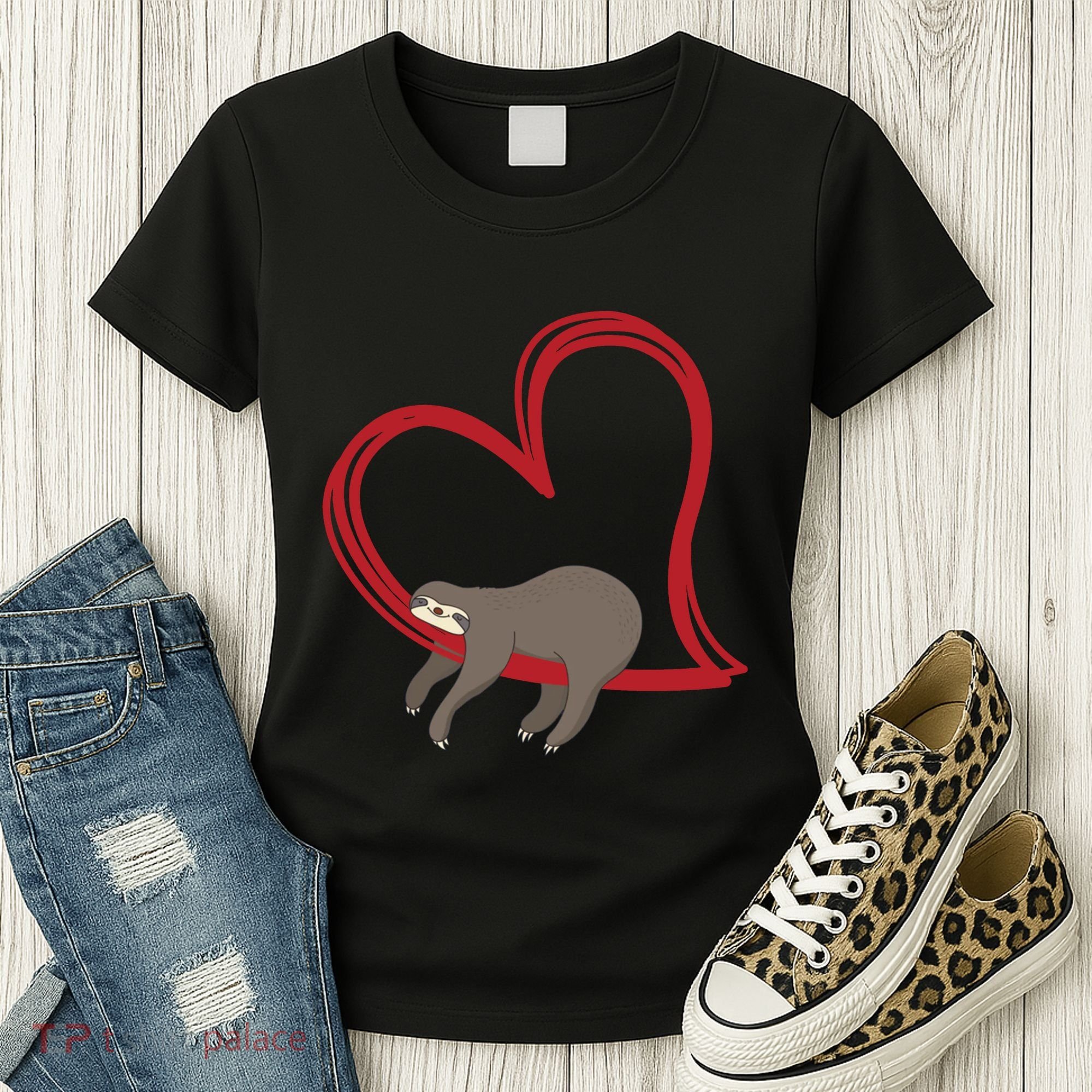 Sloth Heart Women's T-Shirt