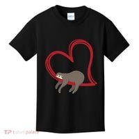 Sloth Heart Kids T-Shirt thumb 0