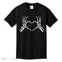 Skeletons Hands Shaped Heart Halloween Kids T-Shirt thumb 0