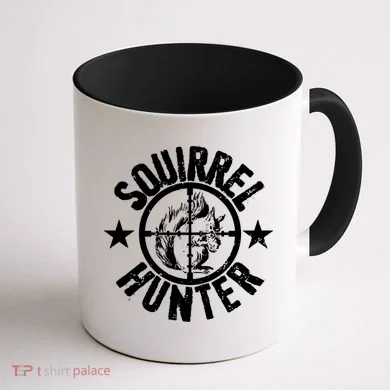 Squirrel Hunter Coffee Mug back