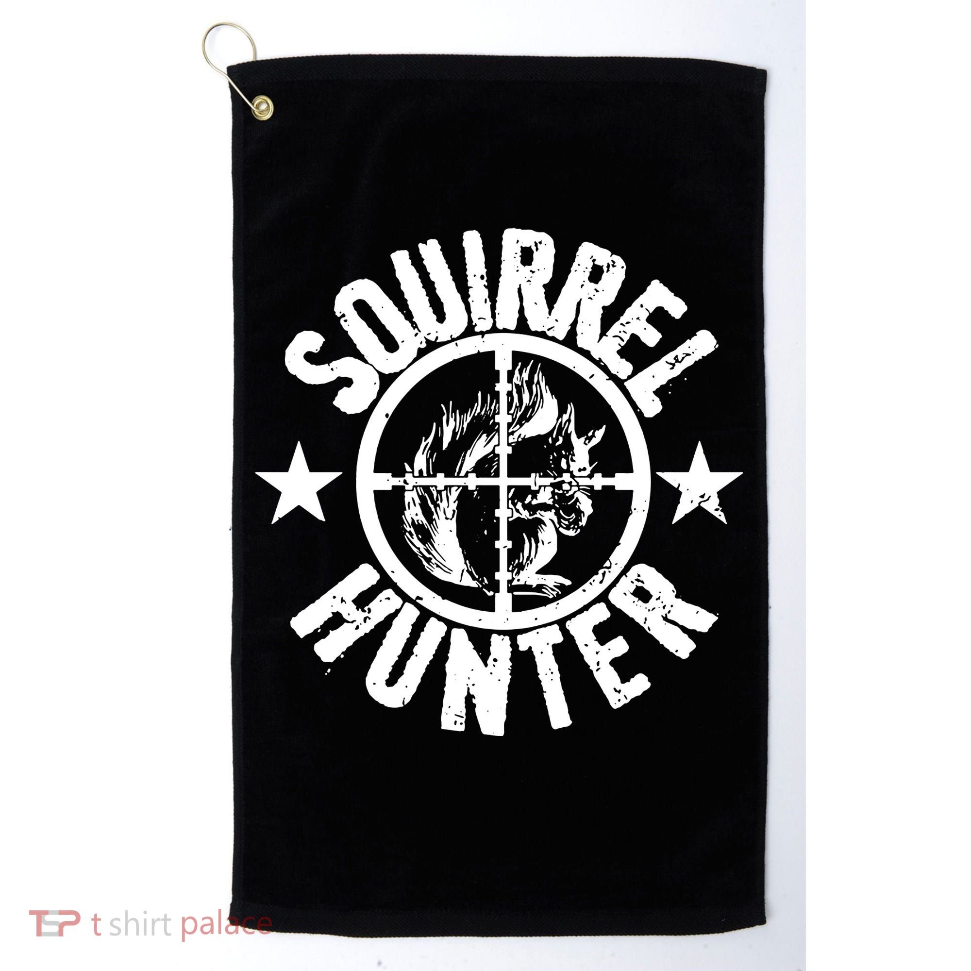 Squirrel Hunter Golf Towel