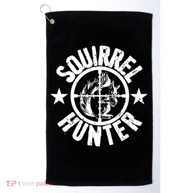 Squirrel Hunter Golf Towel