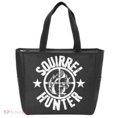 Squirrel Hunter Tote Bag