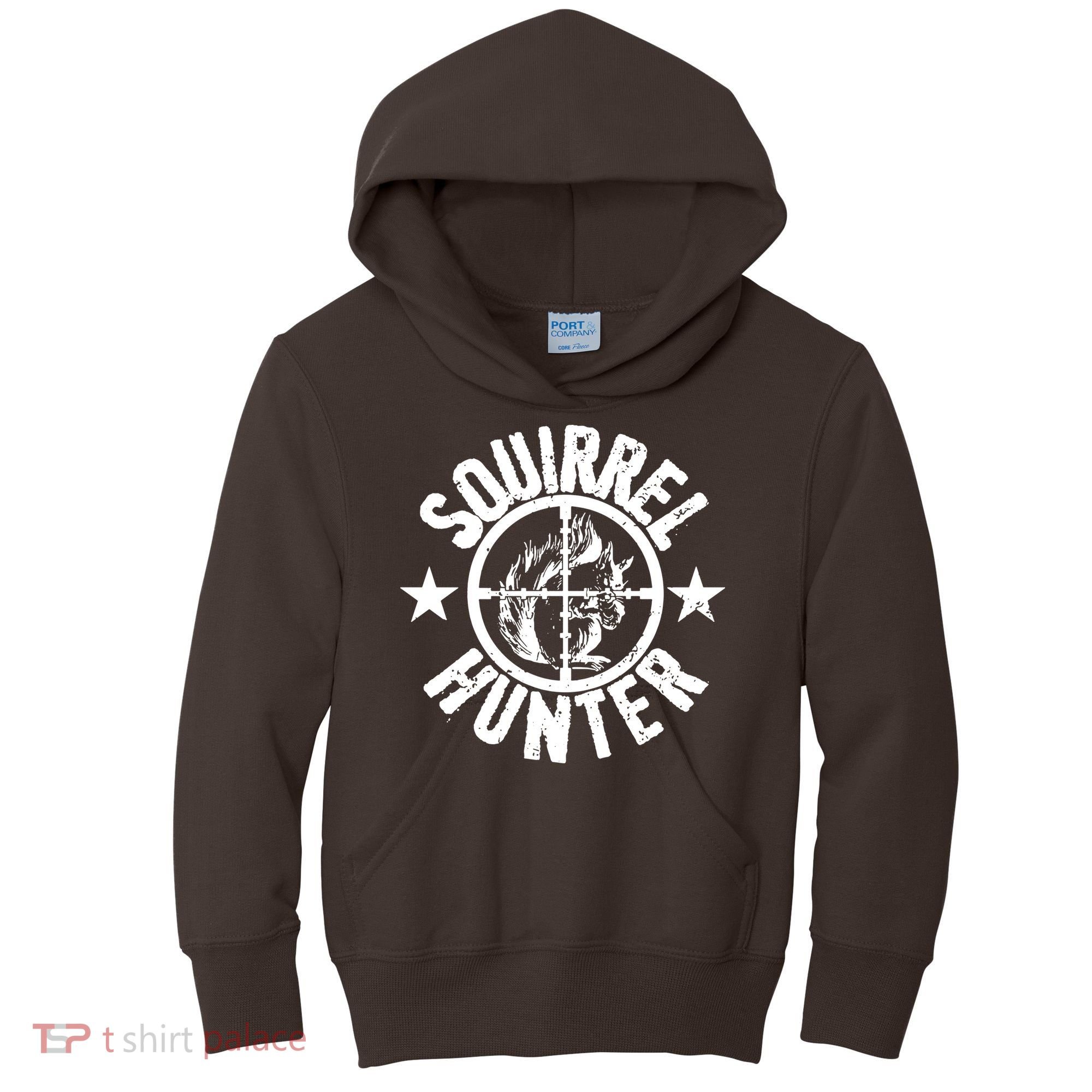 Squirrel Hunter Kids Hoodie