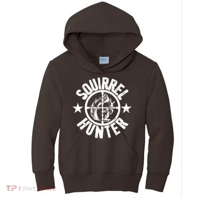 Squirrel Hunter Kids Hoodie