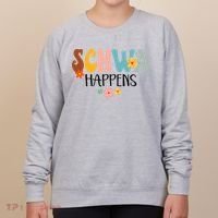 Schwa Happens Science Of Reading Teacher Intervention Groovy Women's Sweatshirt thumb 0