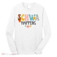 Schwa Happens Science Of Reading Teacher Intervention Groovy Long Sleeve Shirt thumb 0