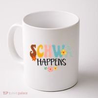 Schwa Happens Science Of Reading Teacher Intervention Groovy Coffee Mug thumb 0
