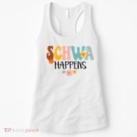 Schwa Happens Science Of Reading Teacher Intervention Groovy Women's Tank Top thumb 0