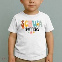 Schwa Happens Science Of Reading Teacher Intervention Groovy Toddler T-Shirt thumb 2