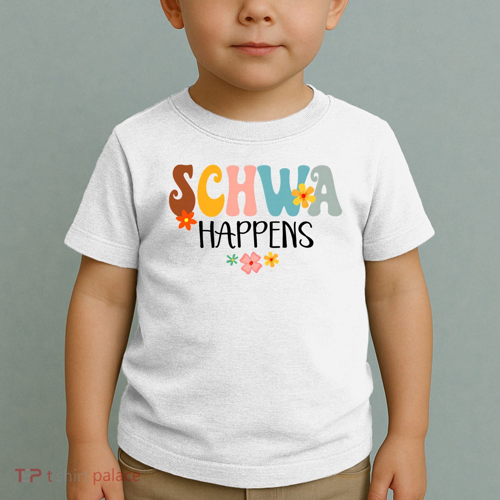 Schwa Happens Science Of Reading Teacher Intervention Groovy Toddler T-Shirt