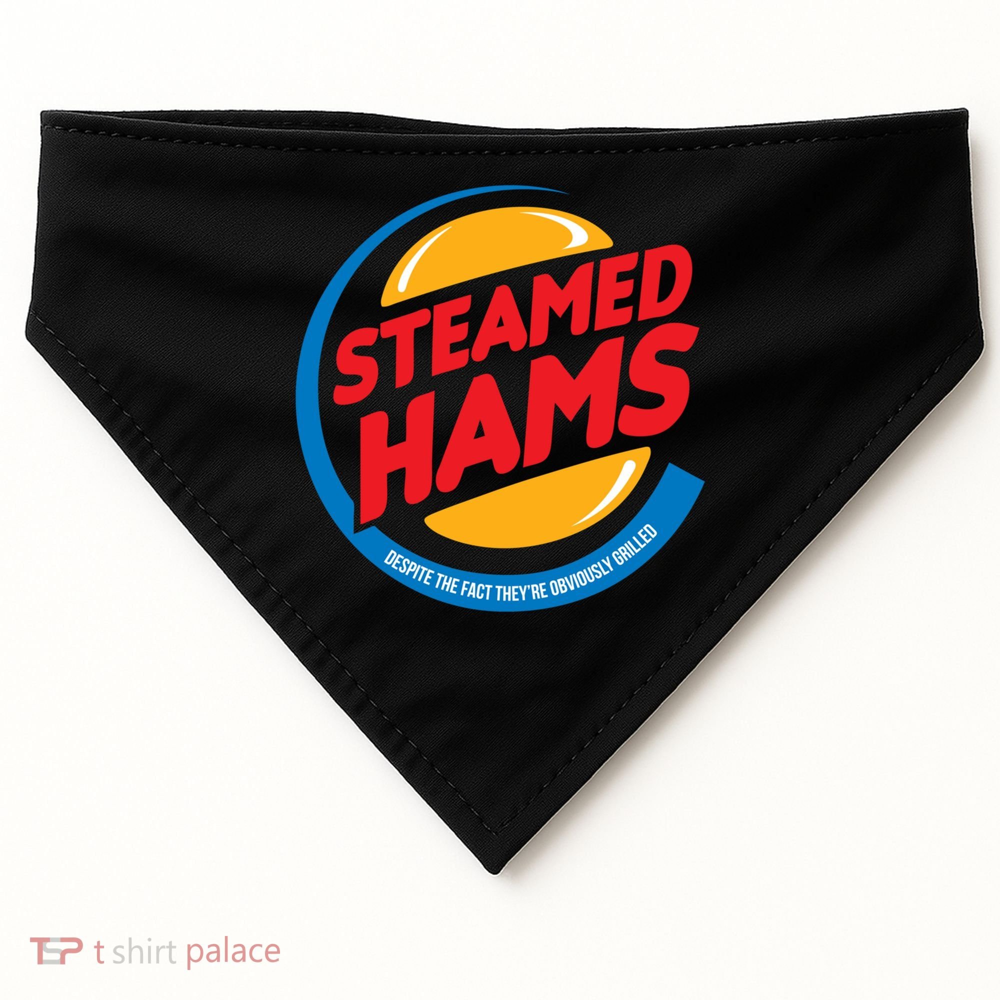 Steamed Hams USA-Made Doggie Bandana
