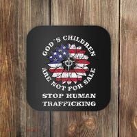Stop Human Trafficking This Gods Children Are Not For Sale Coaster thumb 0