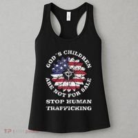 Stop Human Trafficking This Gods Children Are Not For Sale Women's Tank Top thumb 3