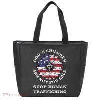 Stop Human Trafficking This Gods Children Are Not For Sale Tote Bag thumb 0