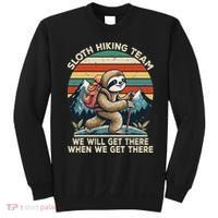 Sloth Hiking Team Hiking Gifts Women Funny Sloth Sweatshirt thumb 0