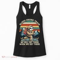 Sloth Hiking Team Hiking Gifts Women Funny Sloth Women's Tank Top thumb 0