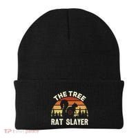 Squirrel Hunter The Tree Rat Slayer Retro Squirrel Hunting Gift Beanie thumb 0
