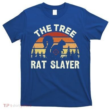 Squirrel Hunter The Tree Rat Slayer Retro Squirrel Hunting Gift T-Shirt