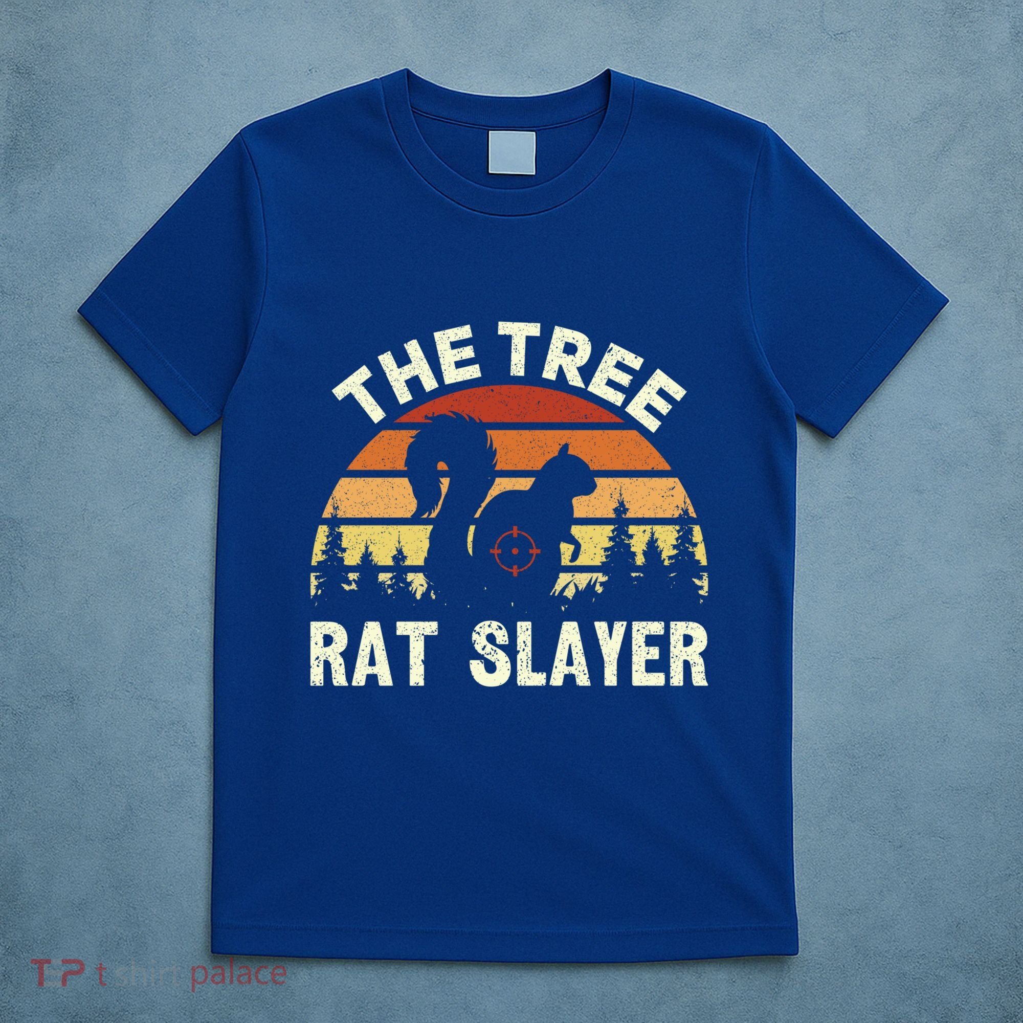 Squirrel Hunter The Tree Rat Slayer Retro Squirrel Hunting Gift T-Shirt