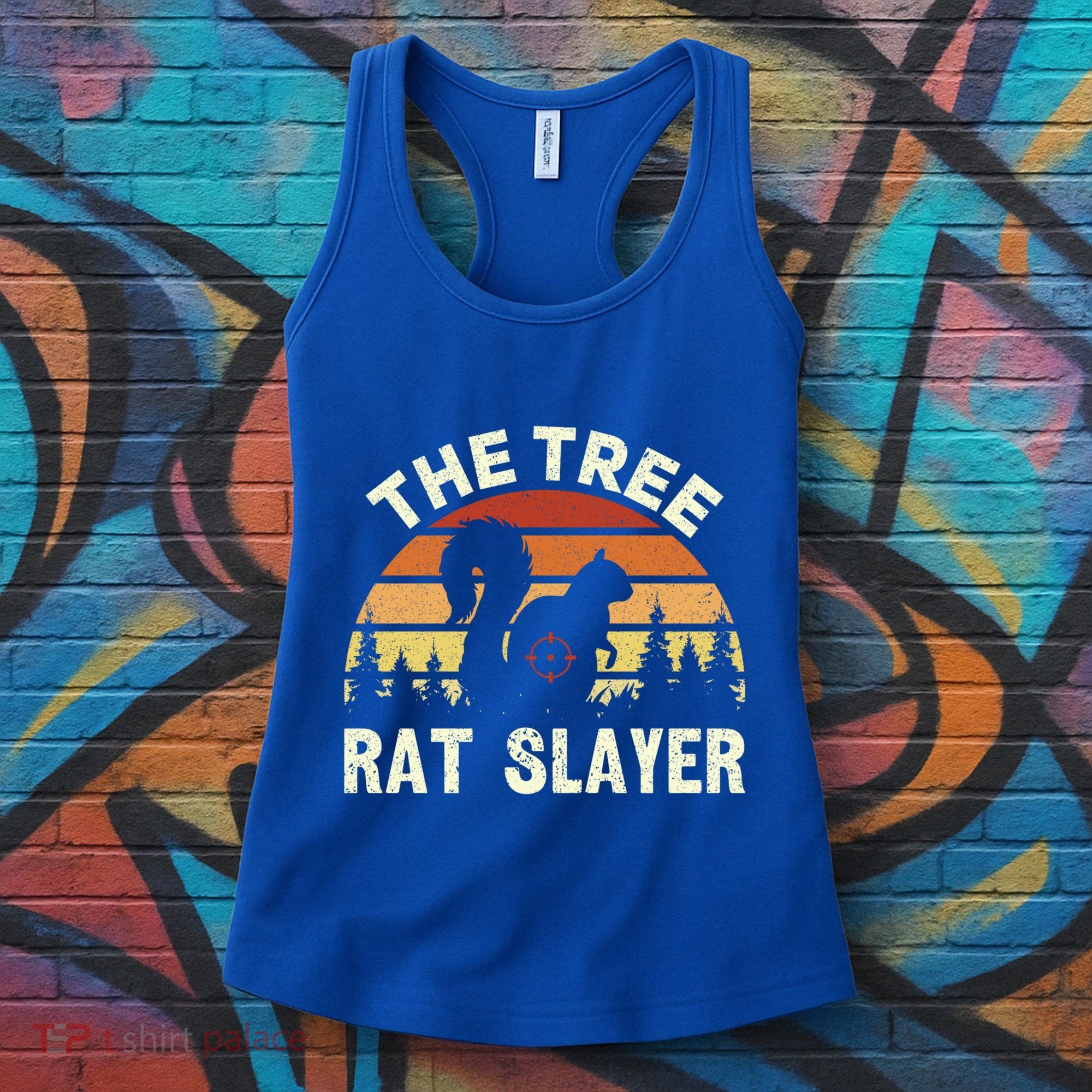 Squirrel Hunter The Tree Rat Slayer Retro Squirrel Hunting Gift Women's Tank Top