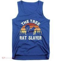 Squirrel Hunter The Tree Rat Slayer Retro Squirrel Hunting Gift Tank Top thumb 0