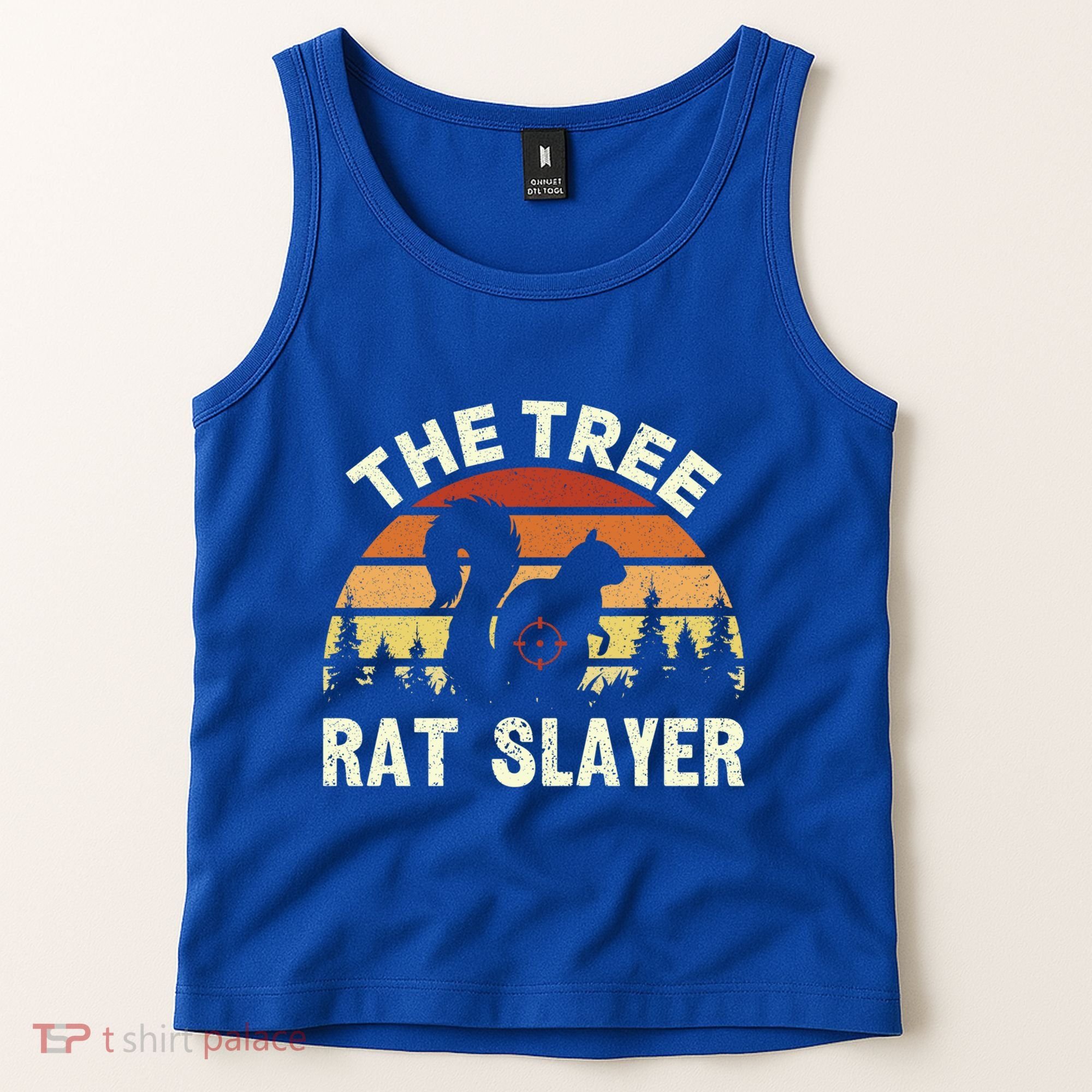 Squirrel Hunter The Tree Rat Slayer Retro Squirrel Hunting Gift Tank Top