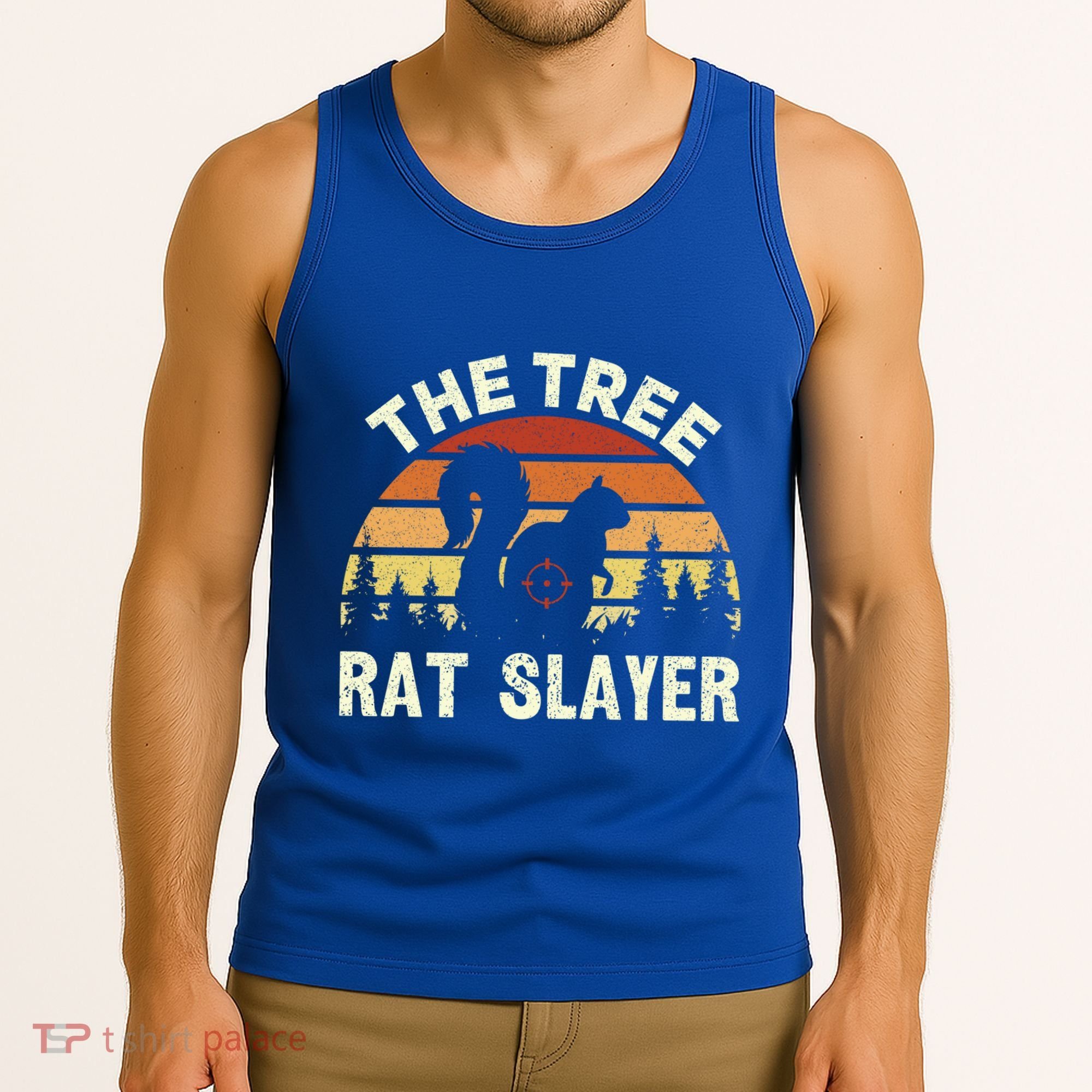 Squirrel Hunter The Tree Rat Slayer Retro Squirrel Hunting Gift Tank Top