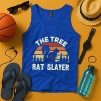 Squirrel Hunter The Tree Rat Slayer Retro Squirrel Hunting Gift Tank Top thumb 4