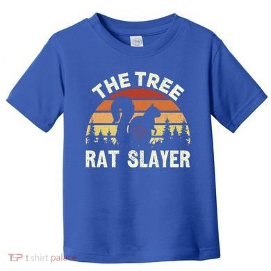 Squirrel Hunter The Tree Rat Slayer Retro Squirrel Hunting Gift Toddler T-Shirt
