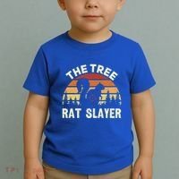 Squirrel Hunter The Tree Rat Slayer Retro Squirrel Hunting Gift Toddler T-Shirt thumb 2