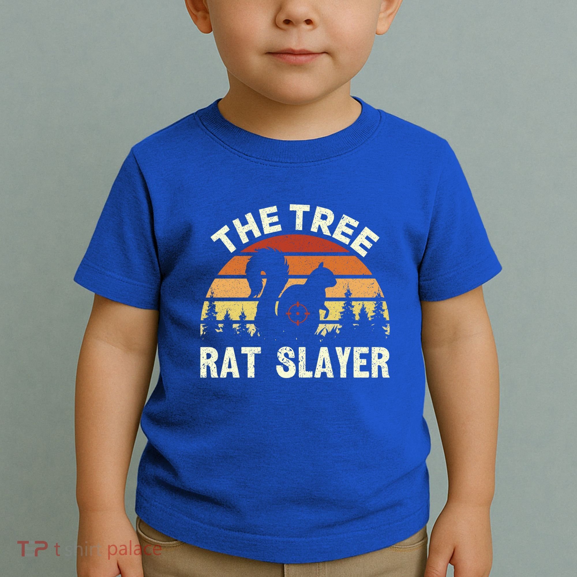 Squirrel Hunter The Tree Rat Slayer Retro Squirrel Hunting Gift Toddler T-Shirt