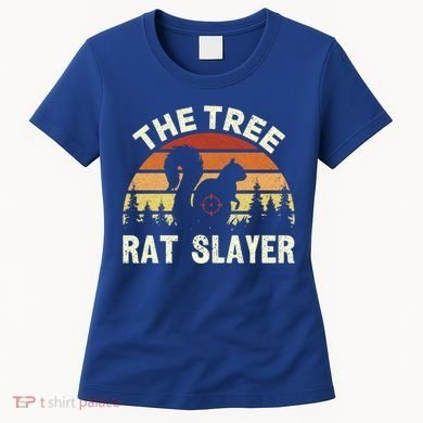 Squirrel Hunter The Tree Rat Slayer Retro Squirrel Hunting Gift Women's T-Shirt