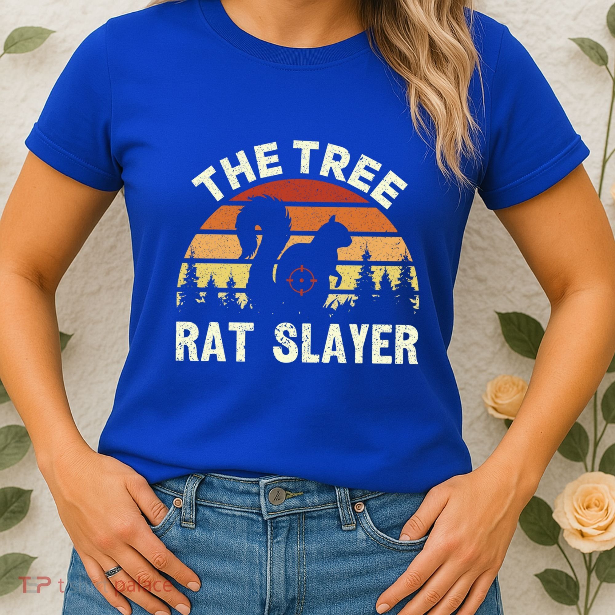 Squirrel Hunter The Tree Rat Slayer Retro Squirrel Hunting Gift Women's T-Shirt