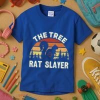 Squirrel Hunter The Tree Rat Slayer Retro Squirrel Hunting Gift Kids T-Shirt thumb 3