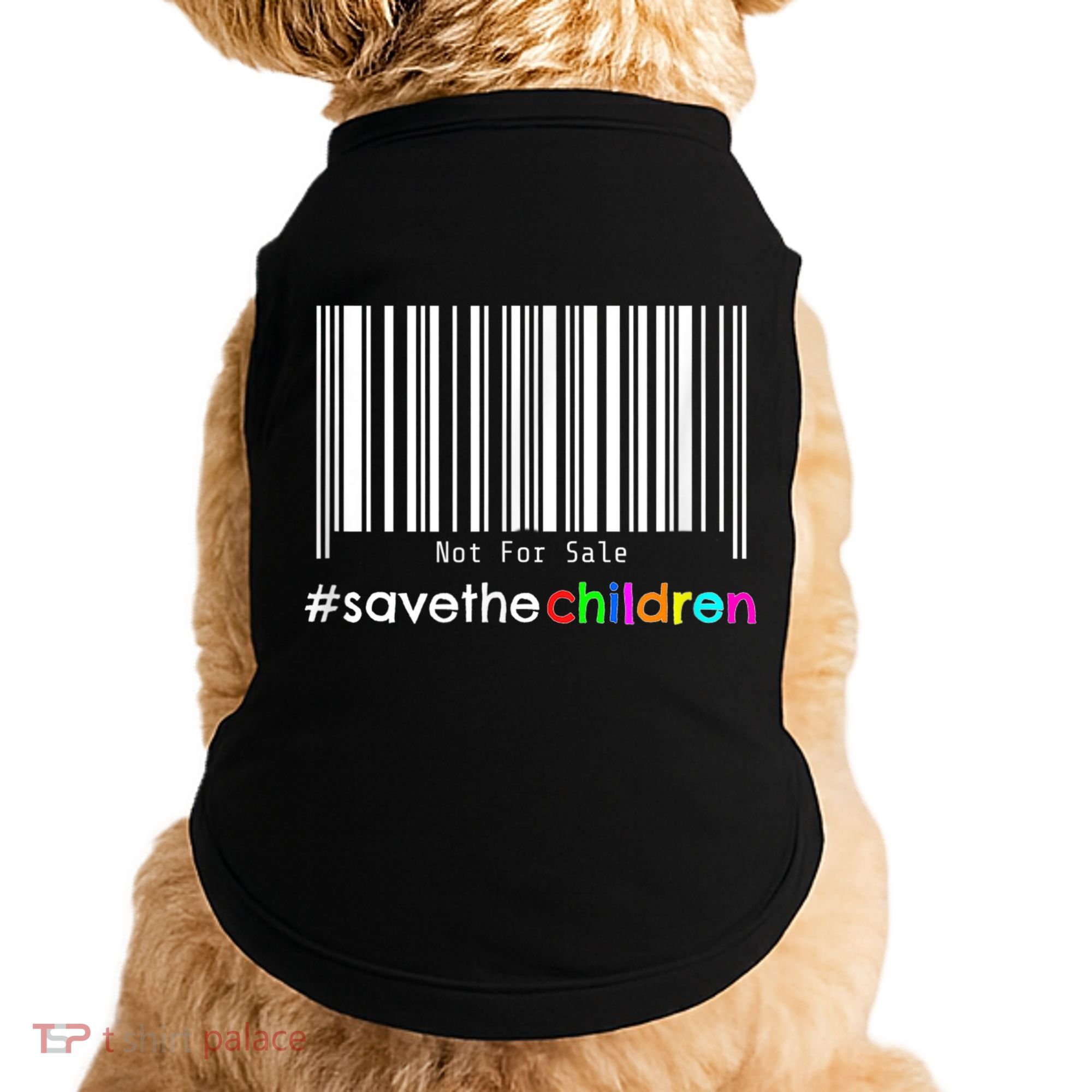 Stop Human Trafficking Bar Code Children Are Not For Sale Doggie Tank