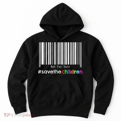 Stop Human Trafficking Bar Code Children Are Not For Sale Hoodie