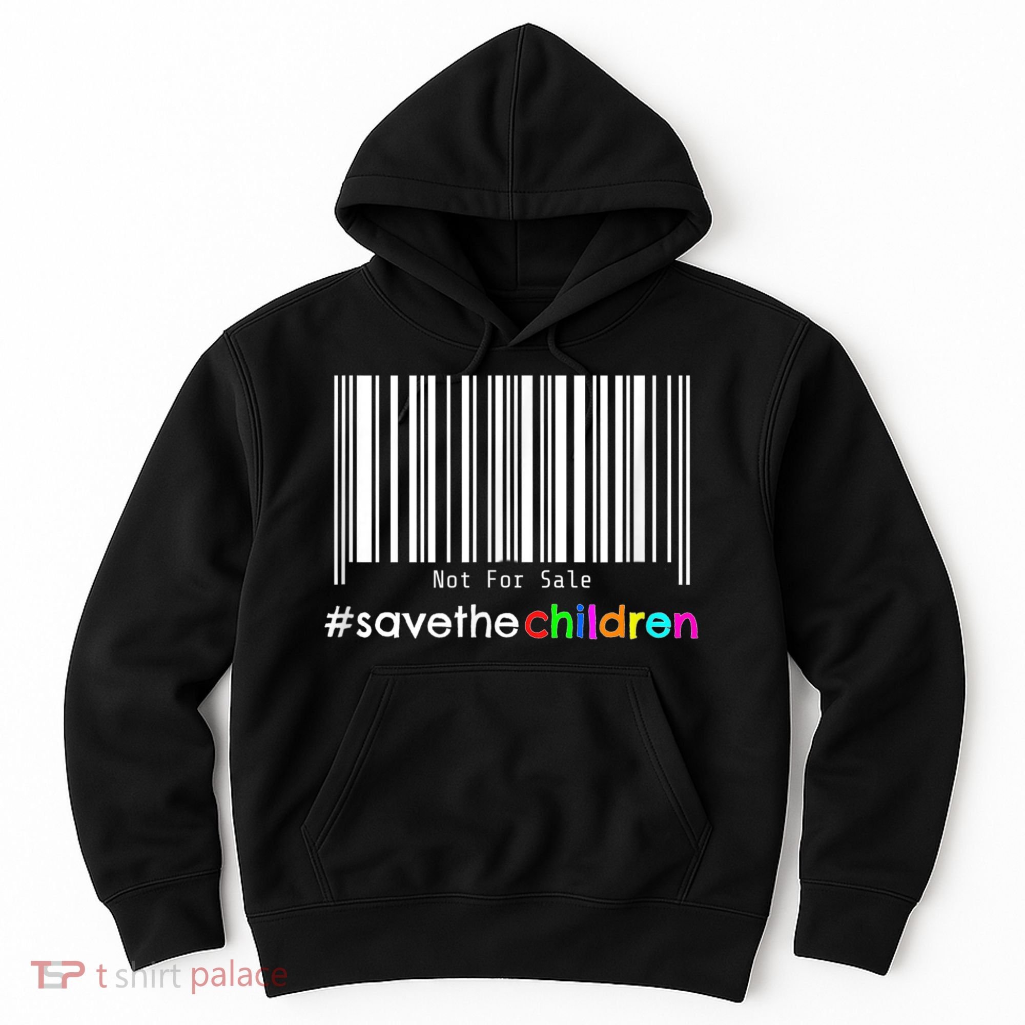 Stop Human Trafficking Bar Code Children Are Not For Sale Hoodie