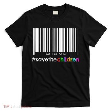 Stop Human Trafficking Bar Code Children Are Not For Sale T-Shirt