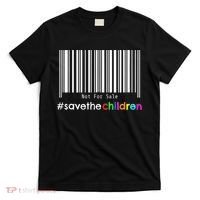 Stop Human Trafficking Bar Code Children Are Not For Sale T-Shirt thumb 0