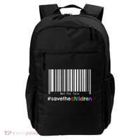 Stop Human Trafficking Bar Code Children Are Not For Sale Backpack thumb 0