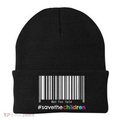 Stop Human Trafficking Bar Code Children Are Not For Sale Beanie